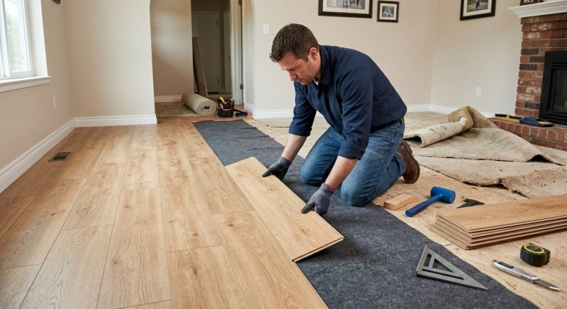 Laminate Floor Remodeling in Wentzville, MO