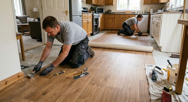 Linoleum Floor Installation in Wentzville, MO