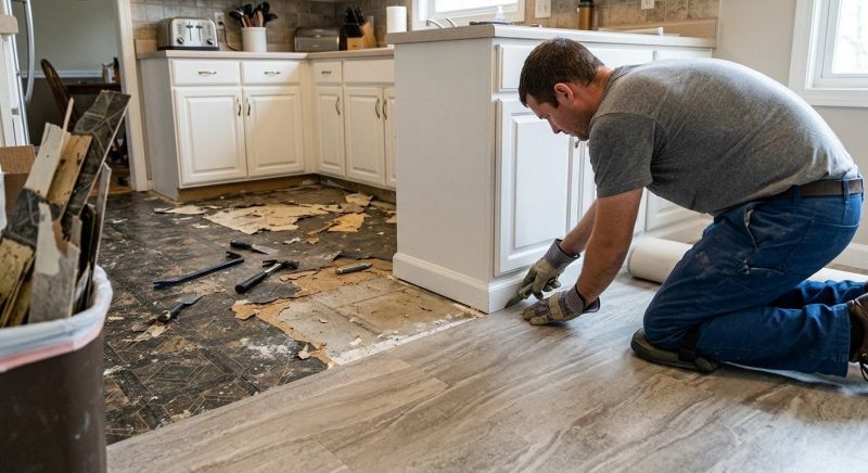 Linoleum Floor Installation in O Fallon, MO