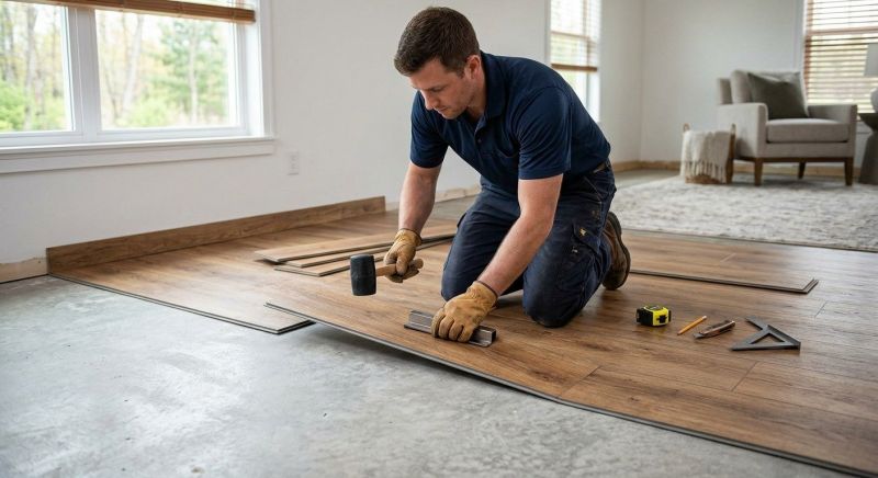 Luxury Vinyl Tile Installation in Winfield, MO