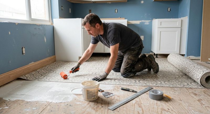 Sheet Flooring Installation in Grover, MO