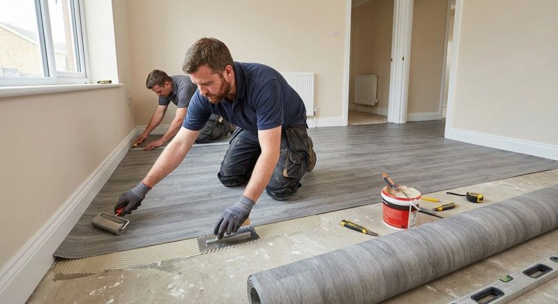 Sheet Linoleum Installation in Grover, MO